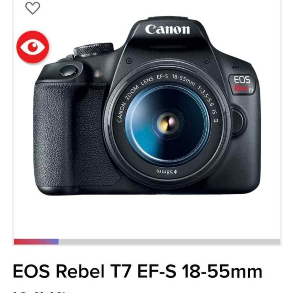 Digital Camera - EOS Rebel T7 EF - S